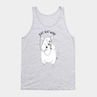 Rat Rat Wine | Animal Karaoke Collection Tank Top